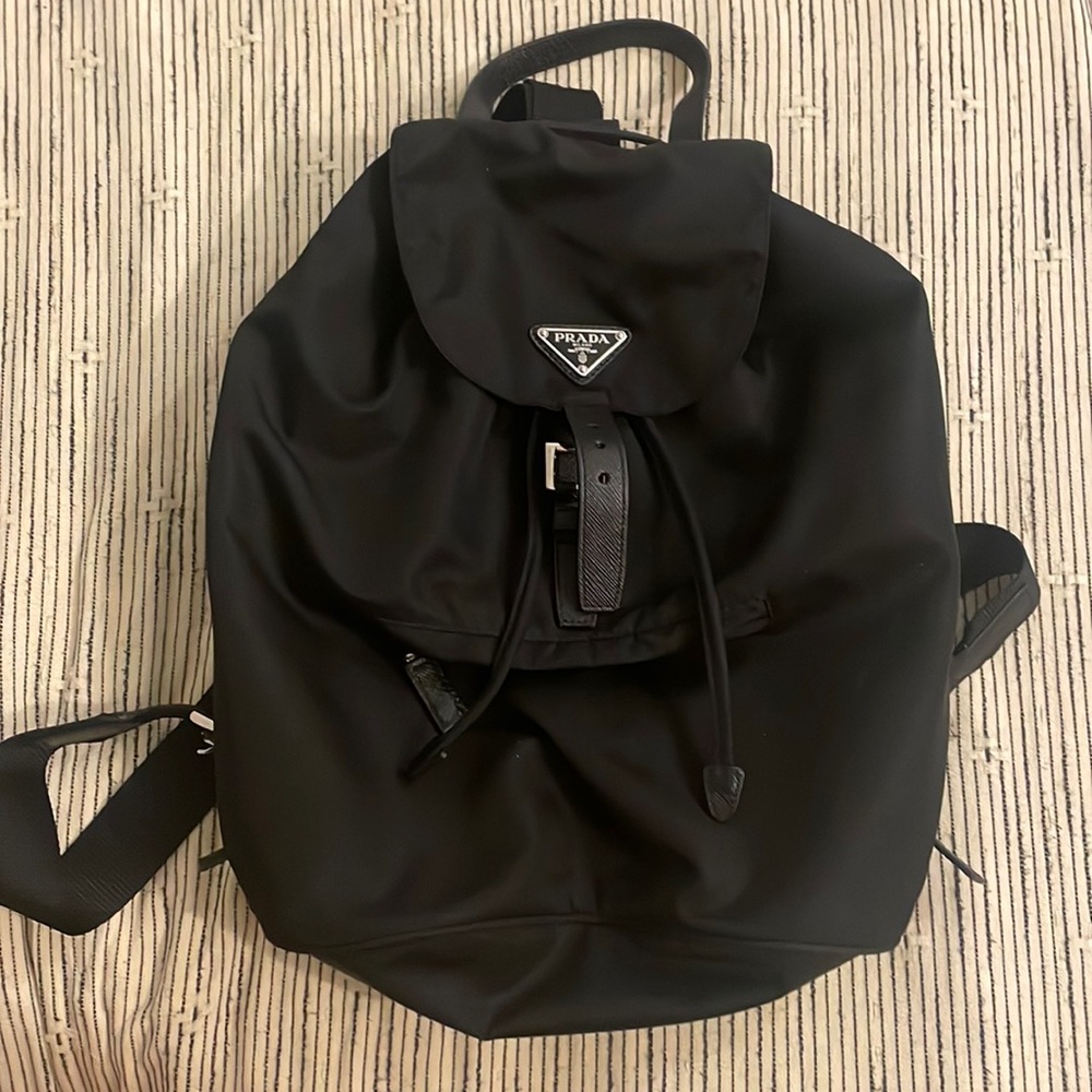 Prada Tessusto Drawstring Backpack